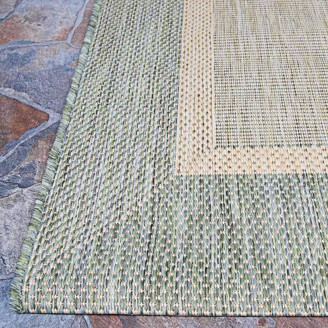 Recife Veranda Framework 5' x 7' Blue Indoor/Outdoor Area Rug