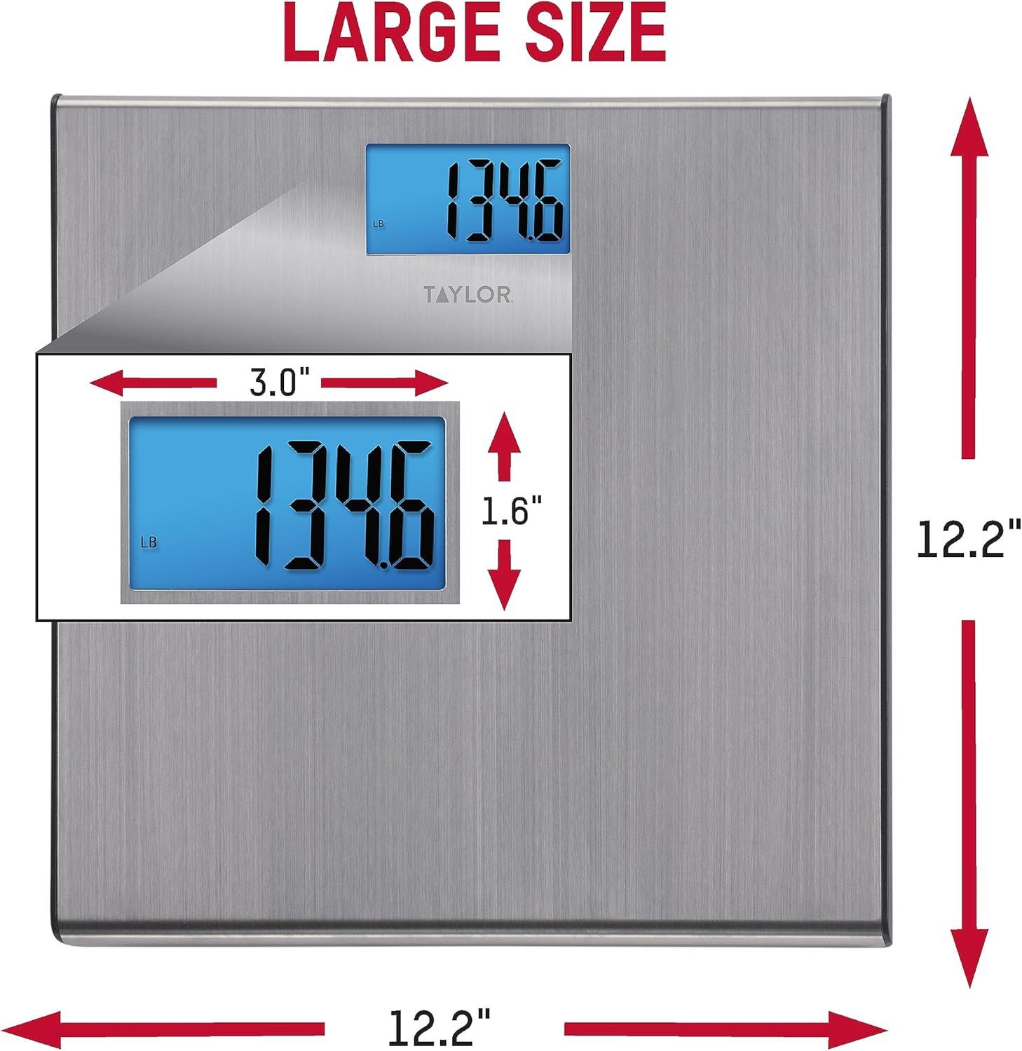 Taylor Digital Thin Stainless Steel Bathroom Scale