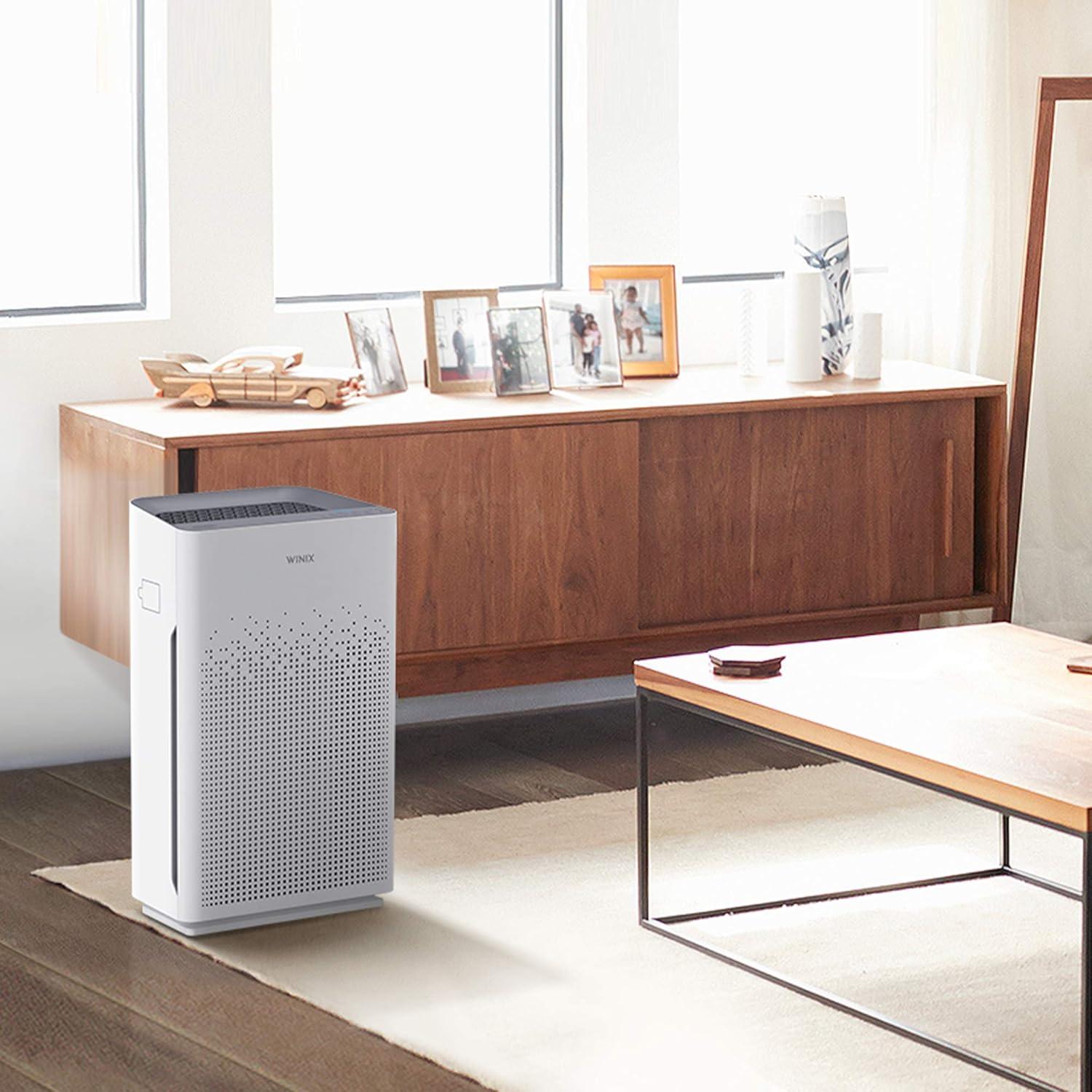 Winix AM90 4-Stage True HEPA Air Purifier with Washable AOC Carbon Filter & PlasmaWave Technology