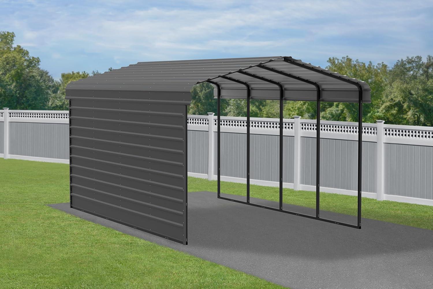 Arrow Arrow Black Metal Side Wall for Canopy