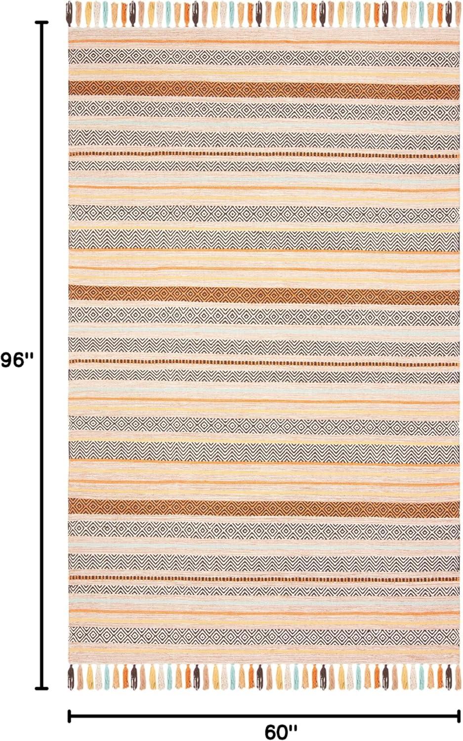 Montauk MTK901 Hand Woven Area Rug - Beige/Multi - 5'x8' - Safavieh.