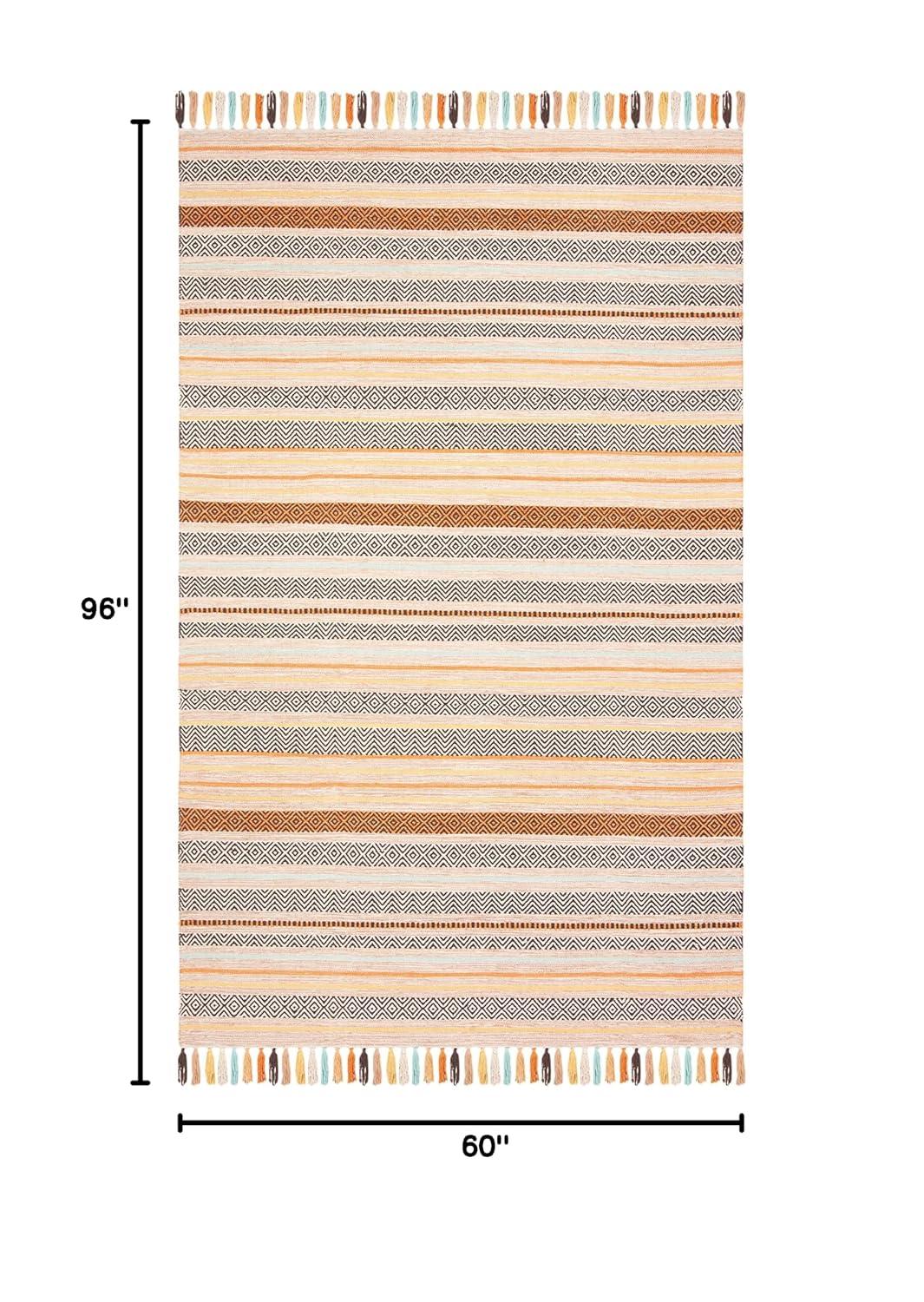 Montauk MTK901 Hand Woven Area Rug - Beige/Multi - 5'x8' - Safavieh.
