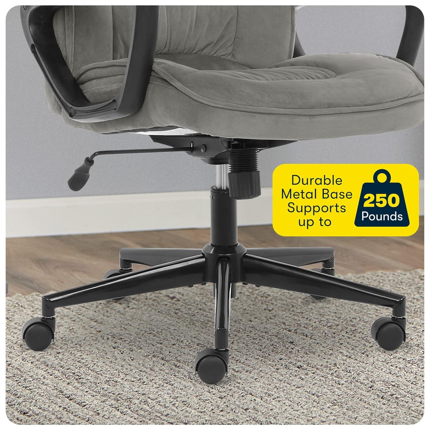 Serta Serta Hannah Executive Office Chair, Ergonomic Lumbar Support, Firm Seat Cushion, Deep Body Pillows
