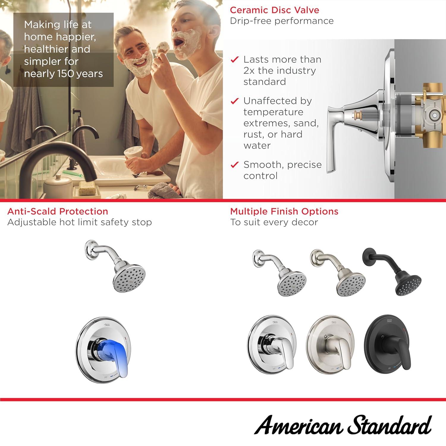 American Standard Tu075.508 Colony Pro Tub And Shower Trim Package - Black