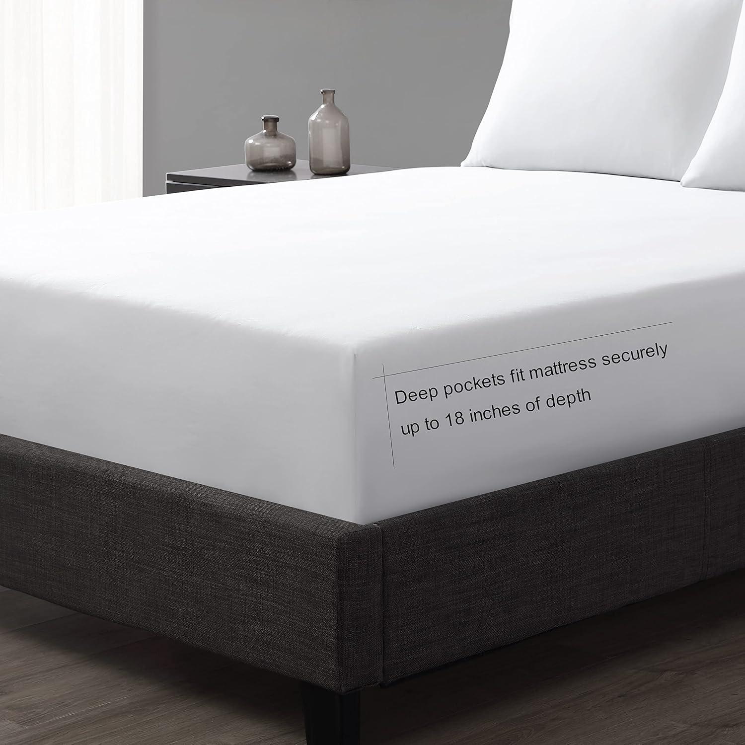 Vera Wang Vera Wang T800 Sateen Solid CVC Sheet Set