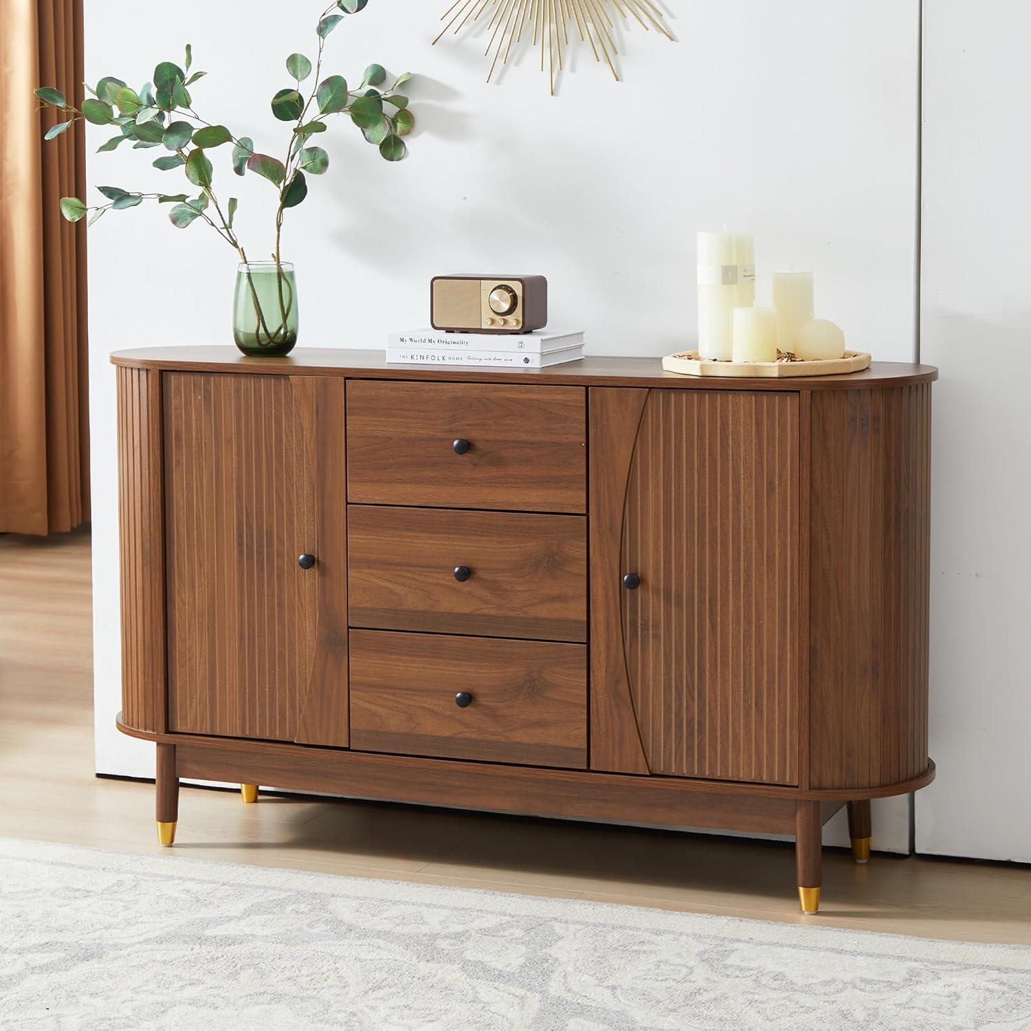 George Oliver Evana 55"Sideboard with 3 Drawer