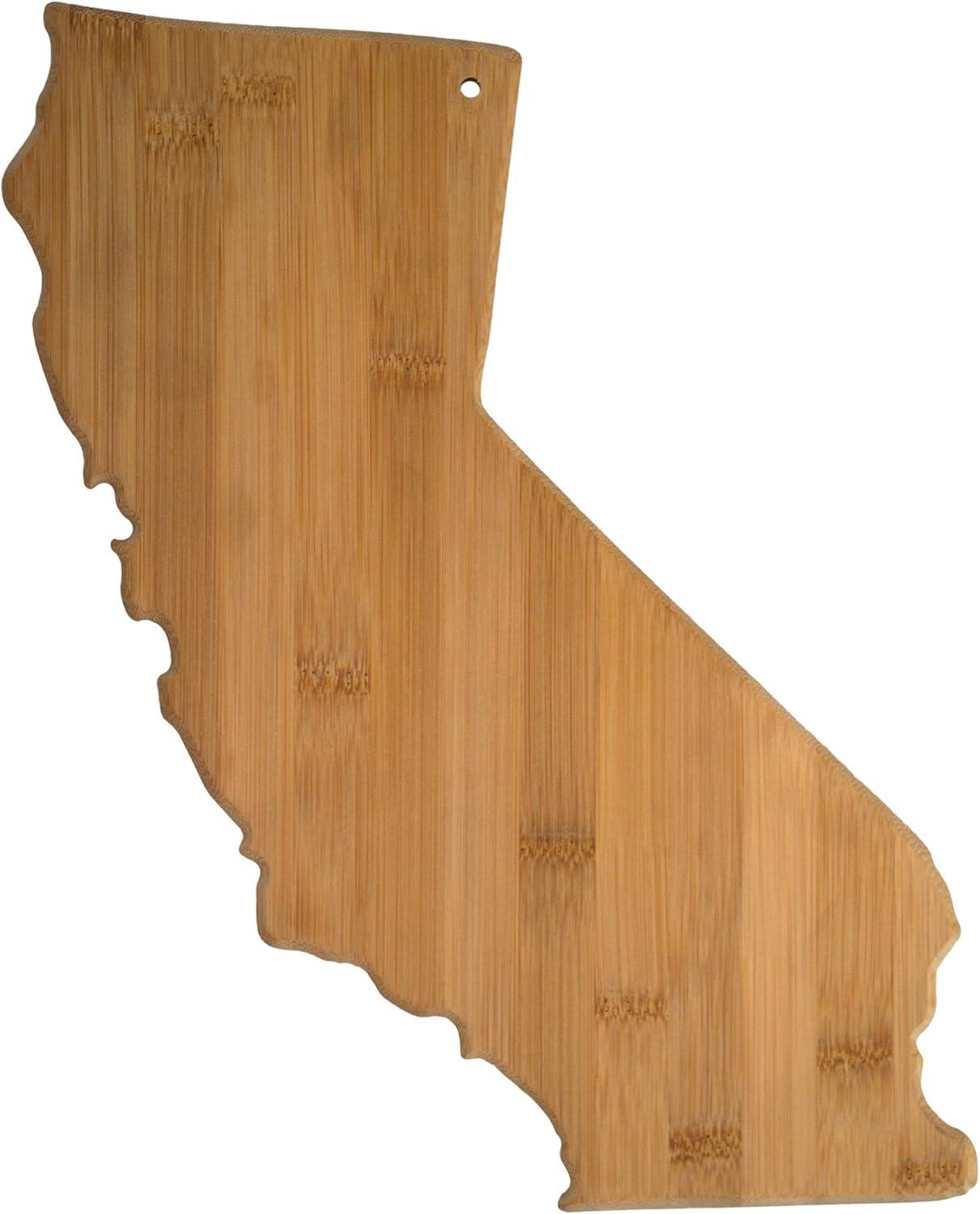 California State Shaped Bamboo Serving & Cutting Board