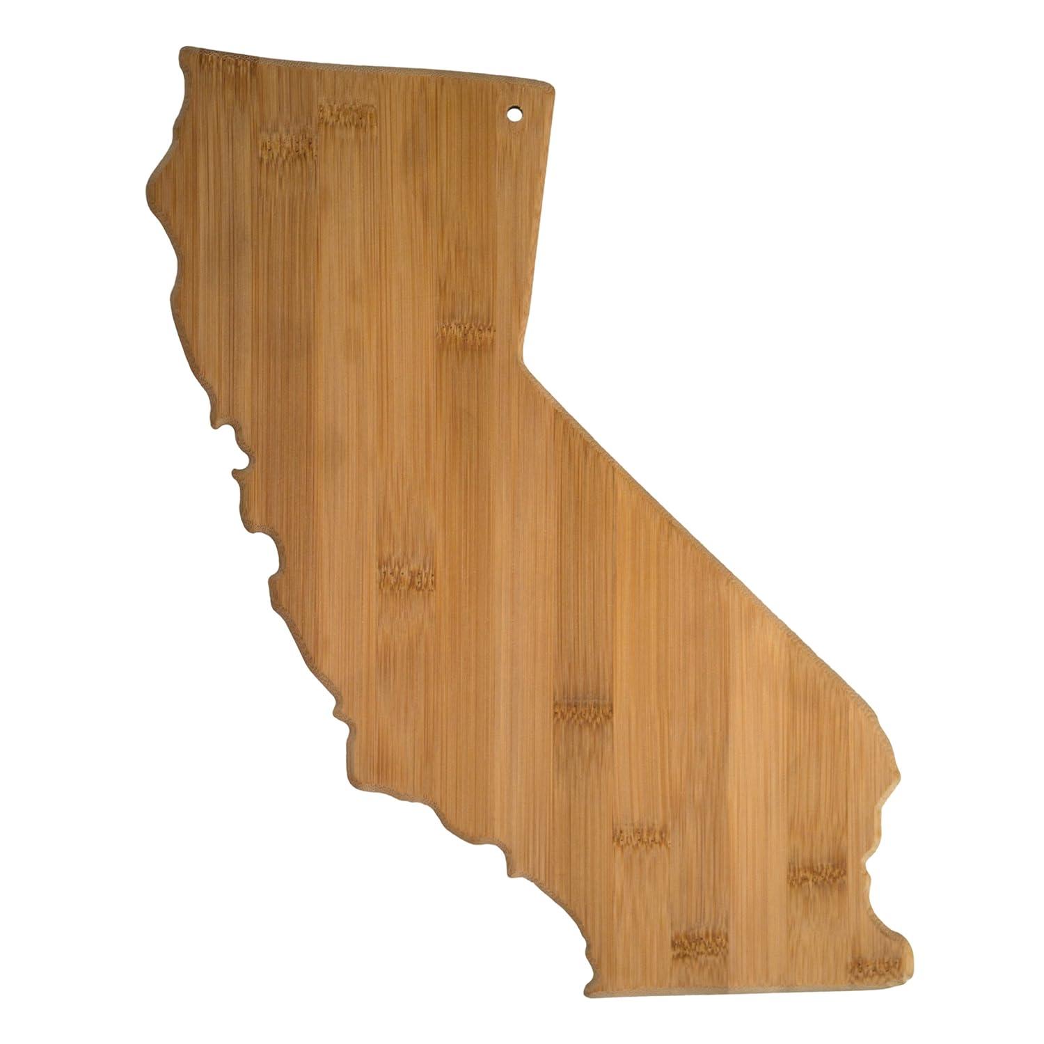 California State Shaped Bamboo Serving & Cutting Board