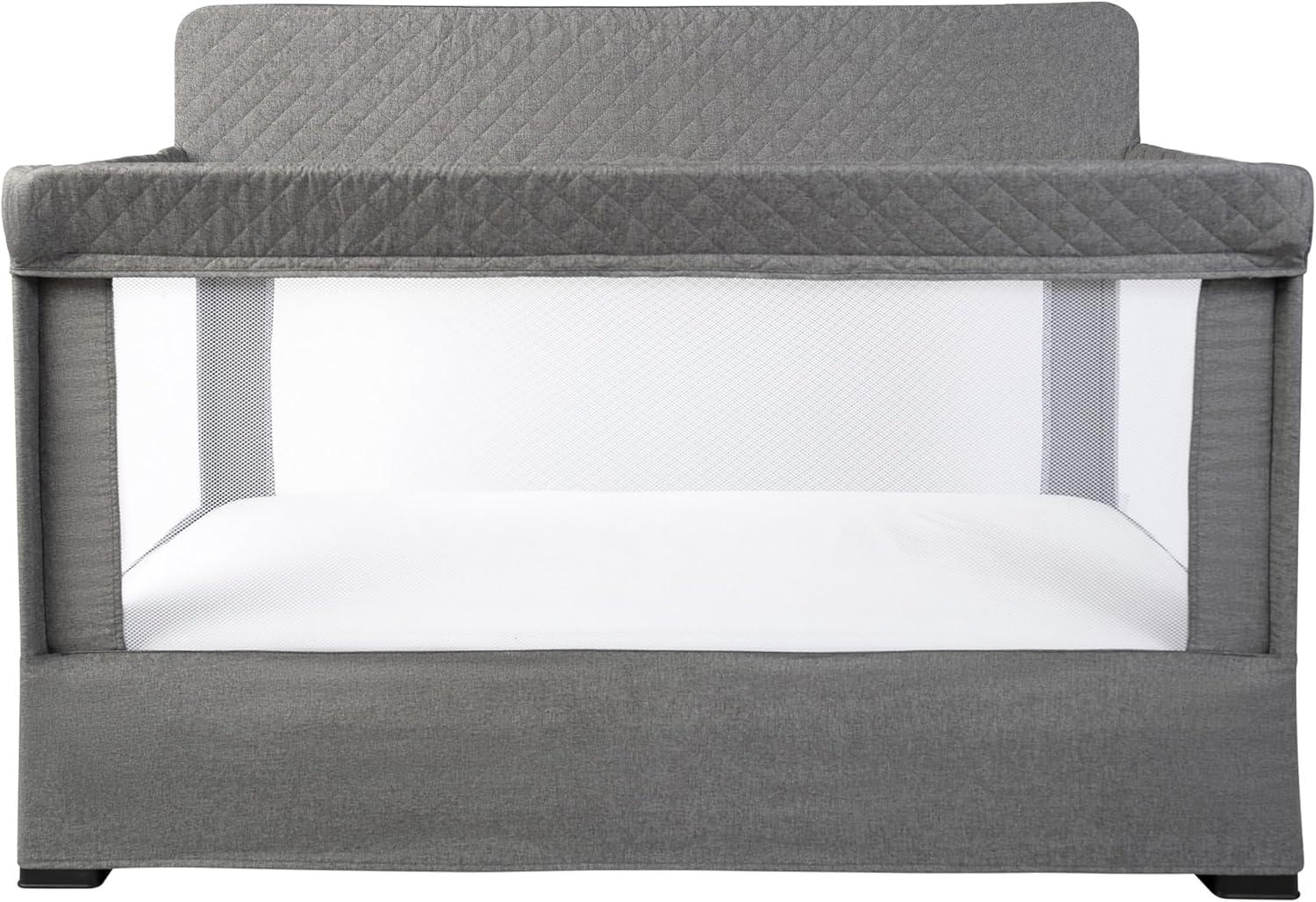 Baby Delight Lunaire Crib - Charcoal Tweed