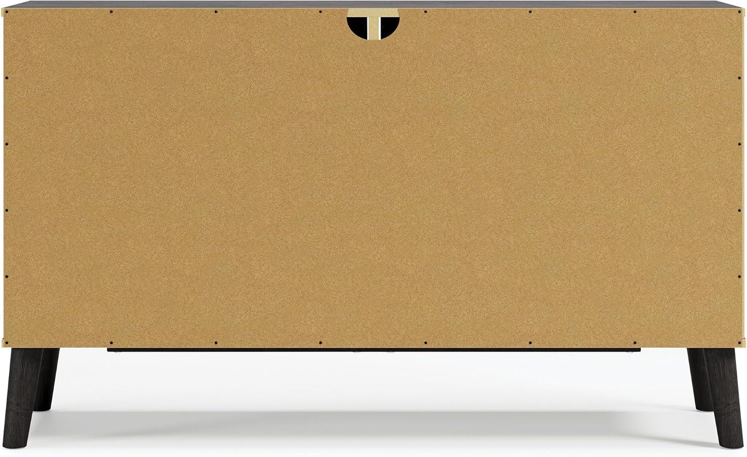 Signature Design by Ashley Contemporary Piperton Dresser, Two-tone Brown/Black