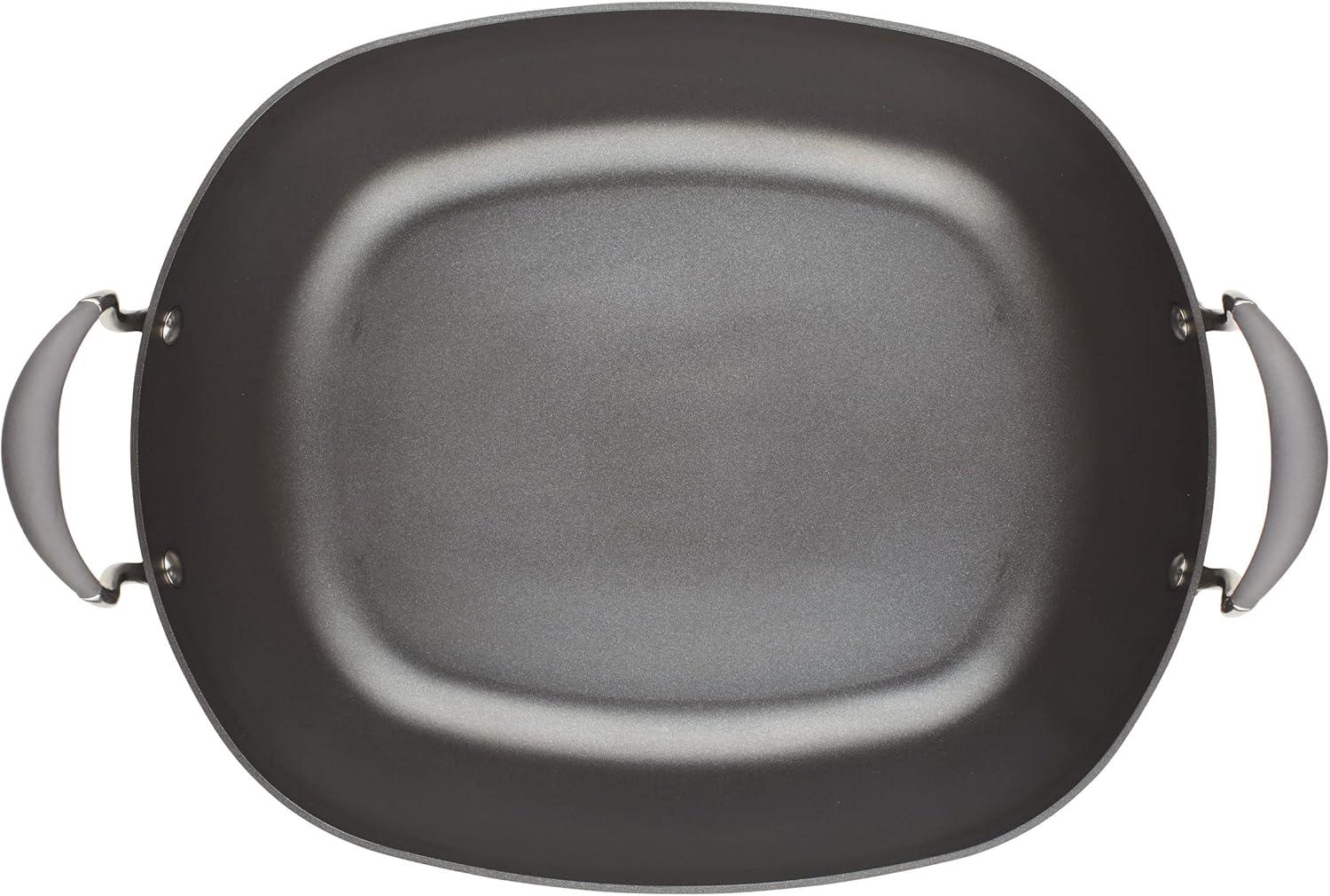 Anolon Advanced Hard Anodized Nonstick Roaster / Roasting Pan with Rack