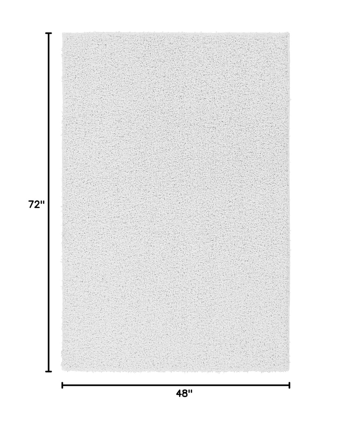 Garland Rug Southpointe Shag White Indoor Area Rug, 9' x 12'