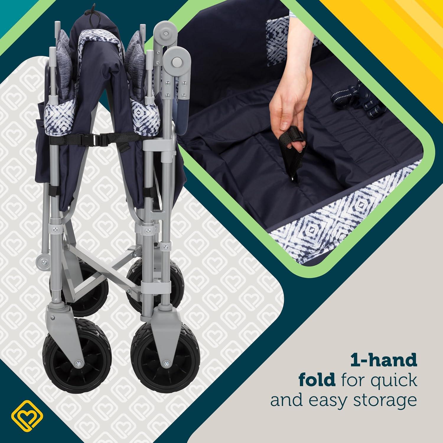 Safety 1st Summit Quad Stroller Wagon - Navy Ink