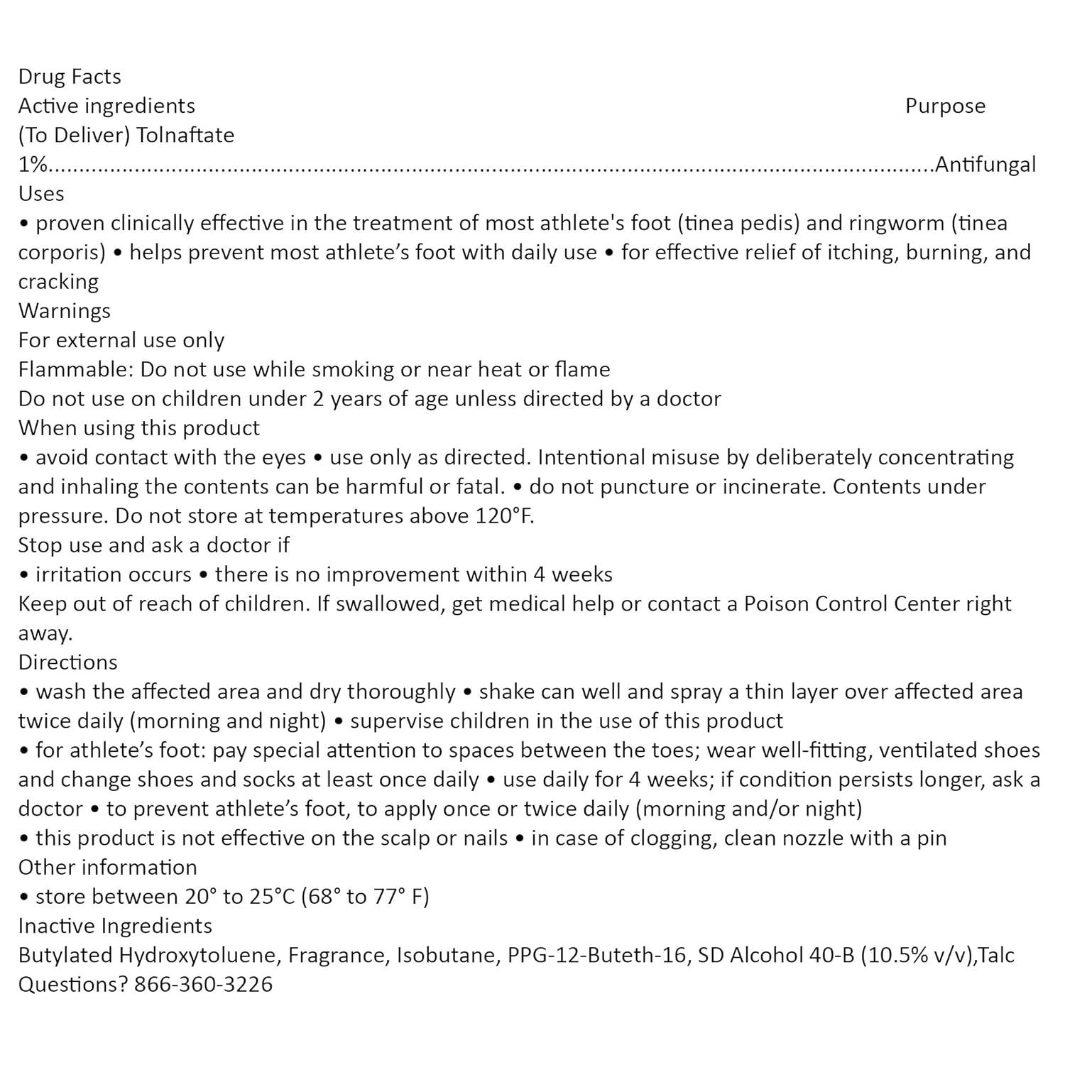 Tinactin Athletes Foot Deo Spray Powder Pack of 3