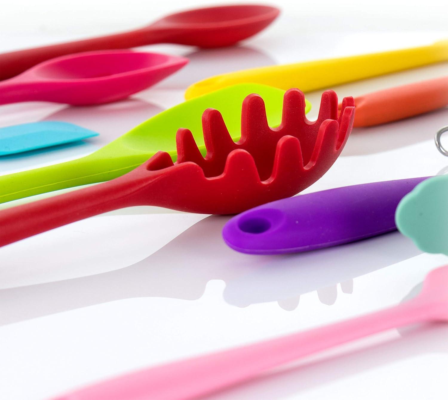 MegaChef Mulit-Color Silicone Cooking Utensils, Set of 12