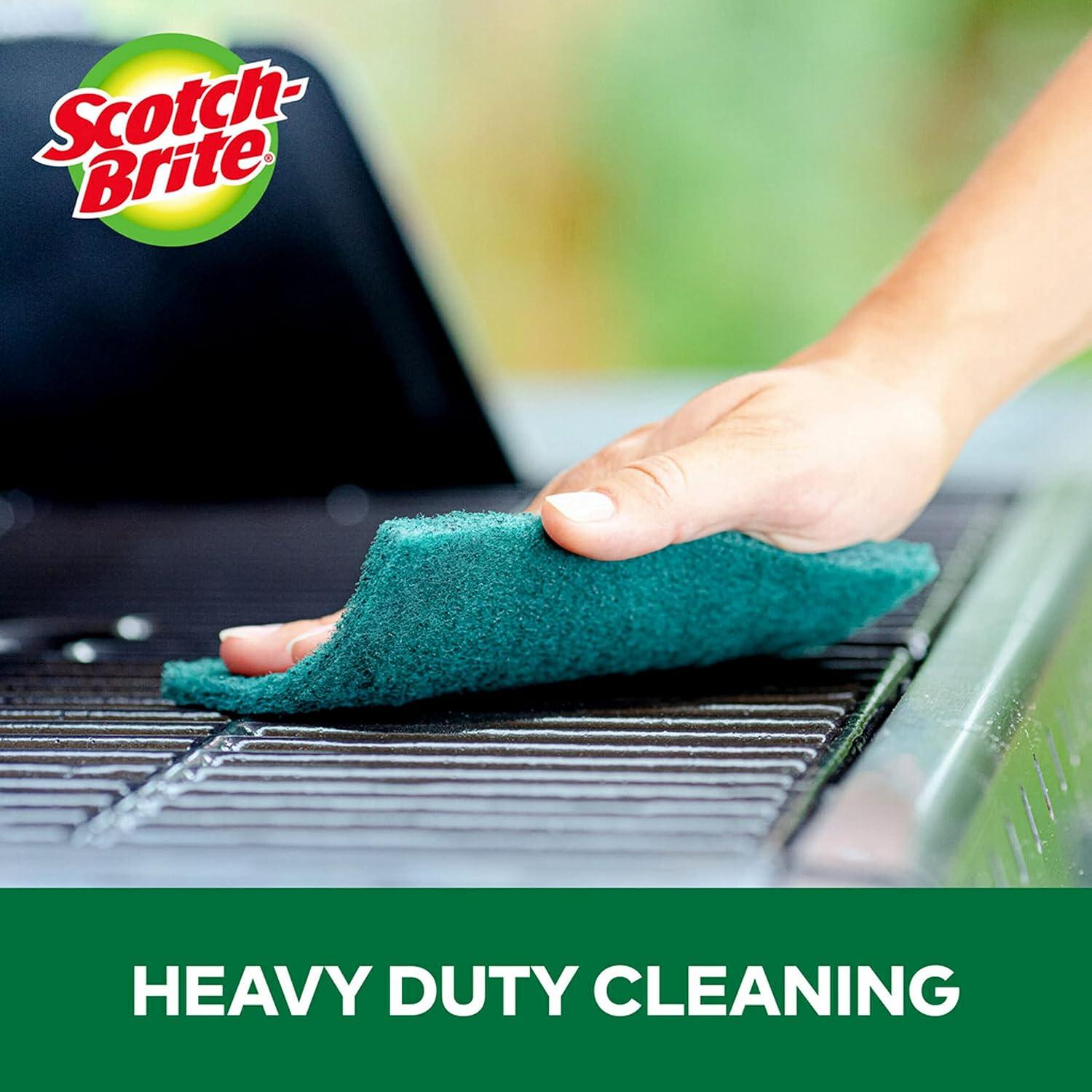 Scotch-Brite Heavy Duty Scour Pads, 3 Pads Total