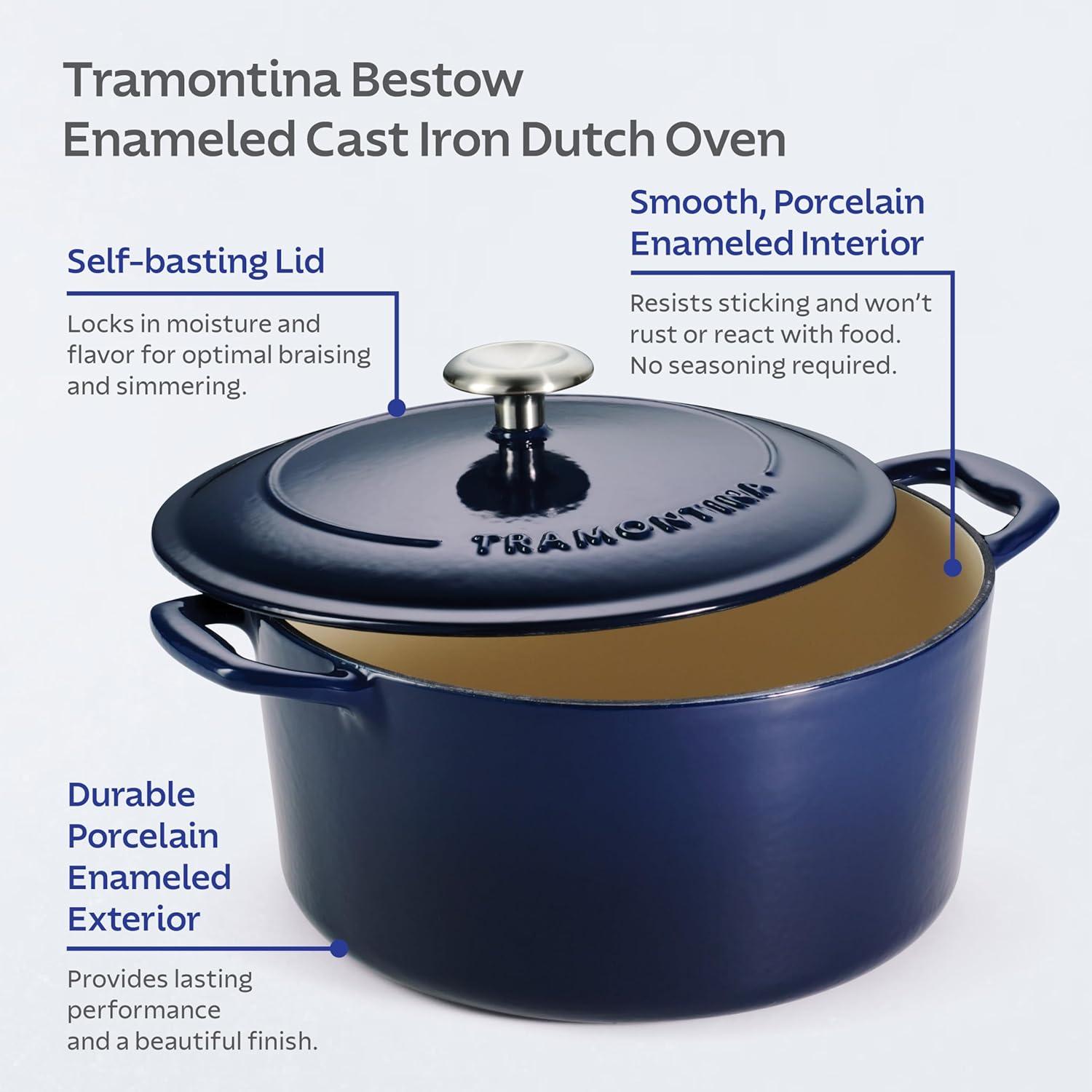Tramontina Tramontina Enameled Cast Iron Round Gourmet Dutch Oven