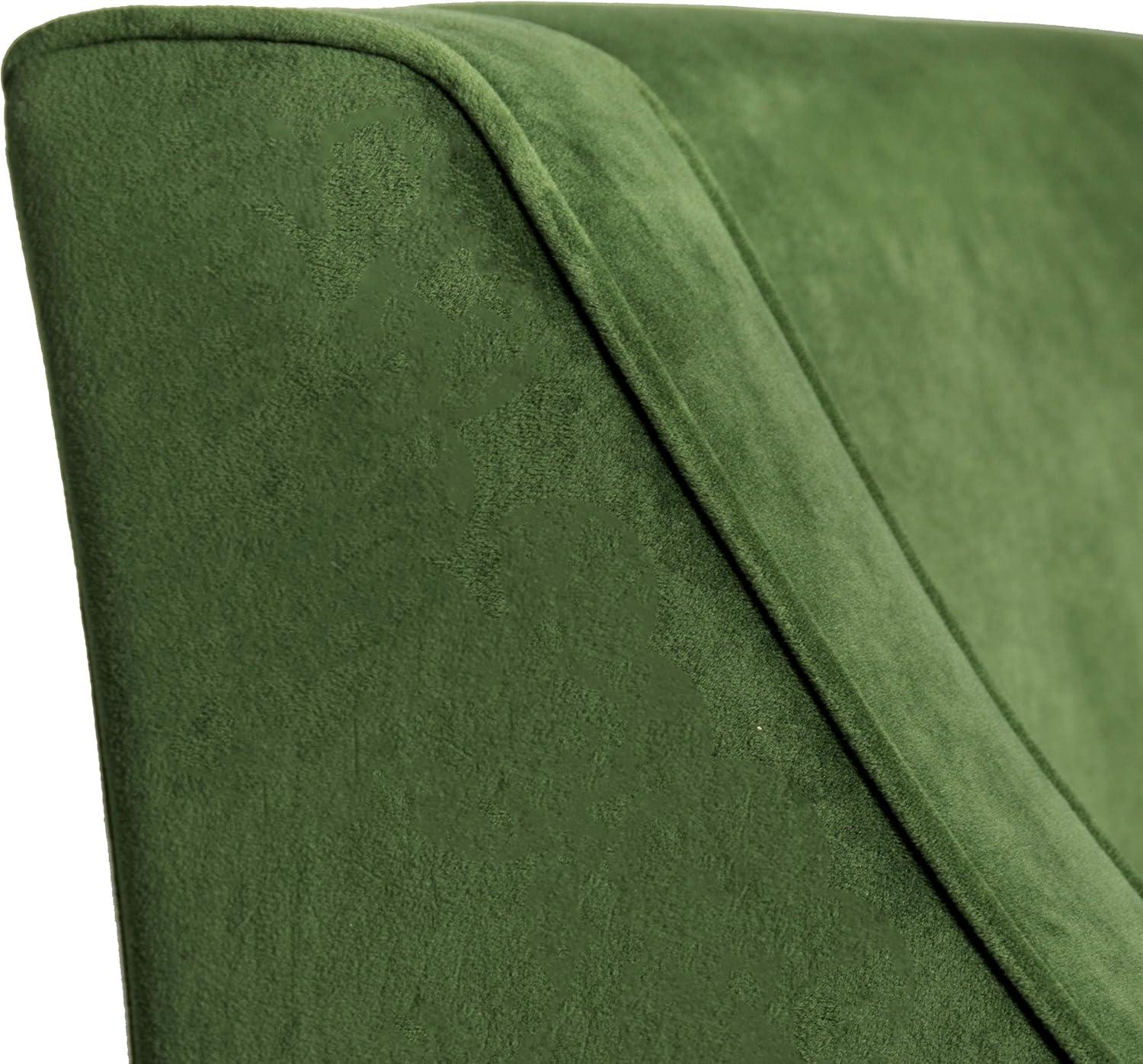 Velvet Swoop Armchair - HomePop