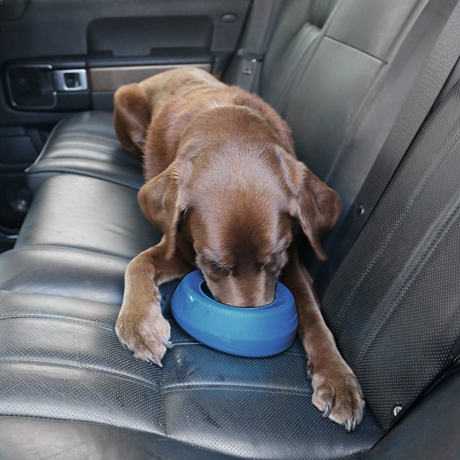 Kurgo 24oz Splash Free Wander Dog Bowl - Costal Blue