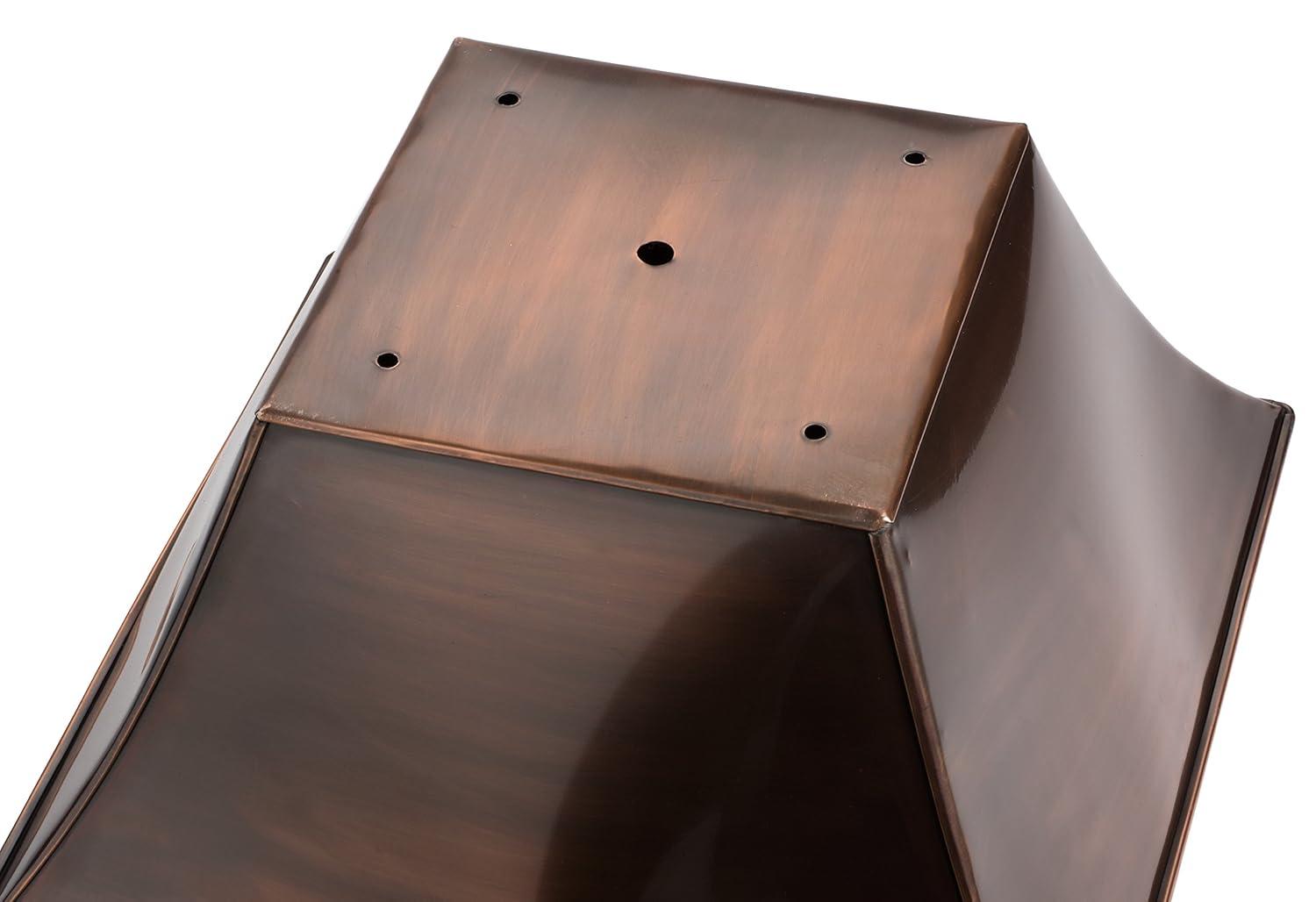 H Potter Tall Planter Large Outdoor Copper Decorative Planters Indoor Flower Garden Urn