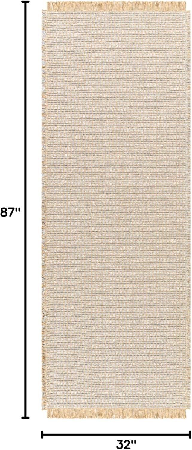 Kimi II Jute Rug by Becki Owens x Surya - Gray and Natural / 2'7" x 7'3" Runner