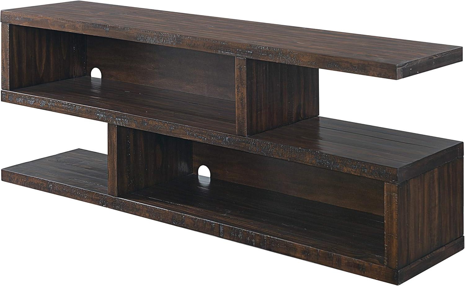 Lexington 70" Solid Wood TV Stand Dark Mocha Brown - Martin Svensson Home