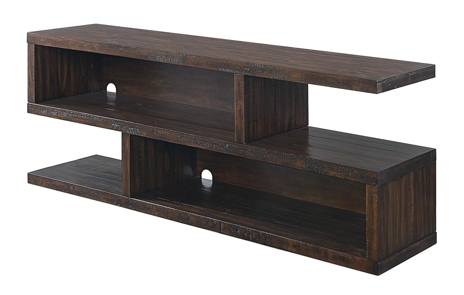 Lexington 70" Solid Wood TV Stand Dark Mocha Brown - Martin Svensson Home