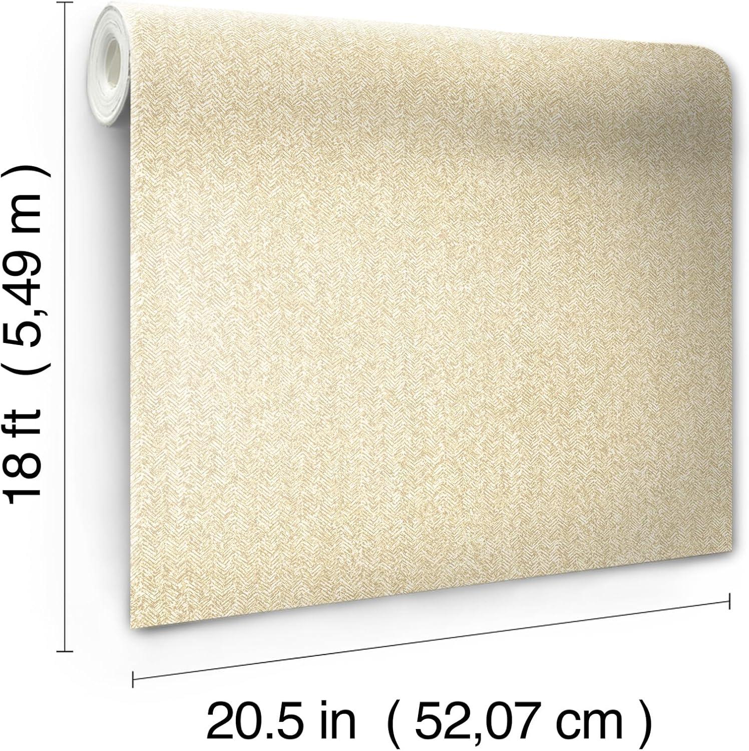 NuWallpaper Papel Pintado Amarillo Cáscara y Palo de Ashland