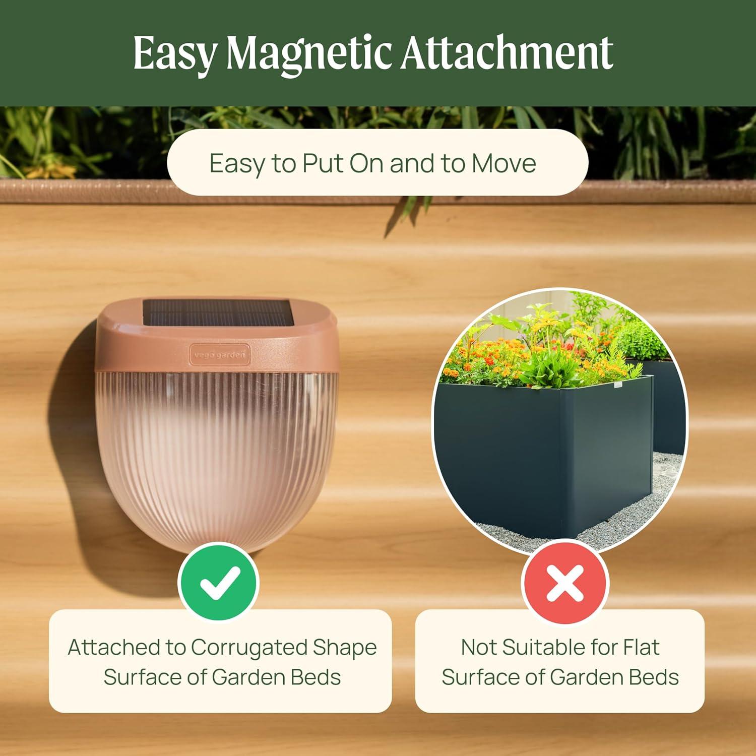 Vego Garden Add ons Dappled-Pebble Gray Outdoor Waterproof Solar Powered Integrated LED Deck Light Pack (Set of 4)