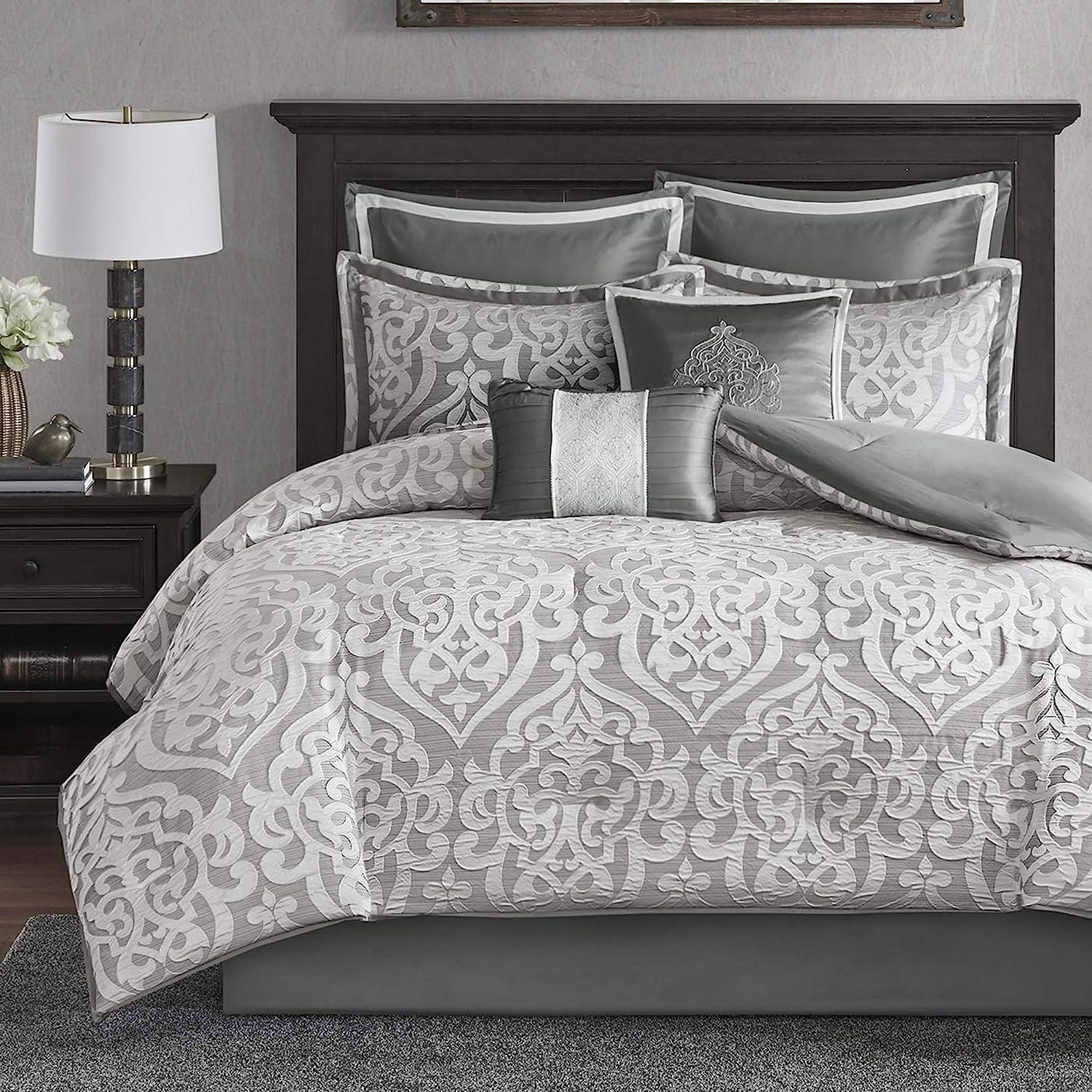 Odette Jacquard 8 Piece Comforter Set