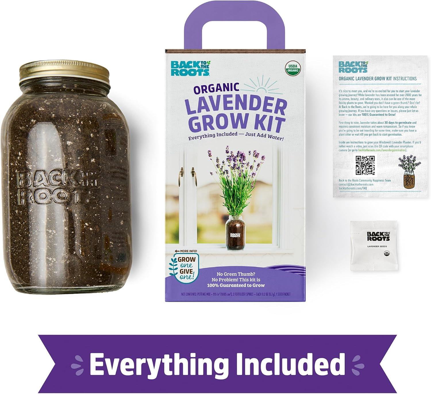 Back to the Roots Organic Lavender Grow Kit