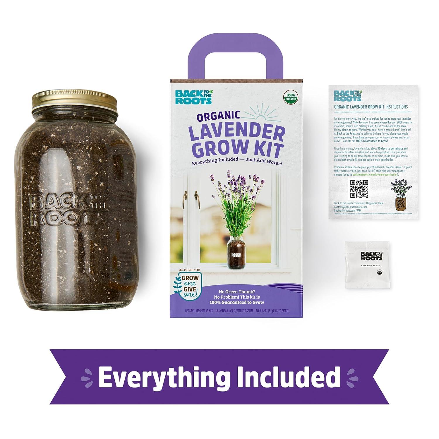 Back to the Roots Organic Lavender Grow Kit