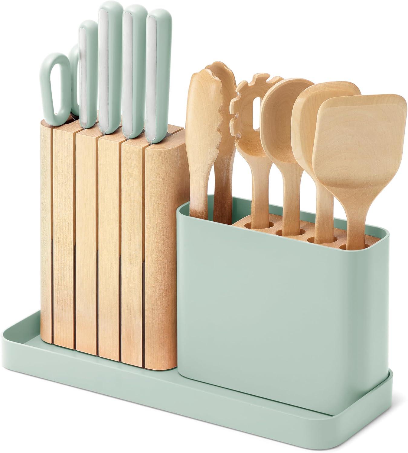 Caraway 14-Piece Mist Knife and Utensil Prep Set