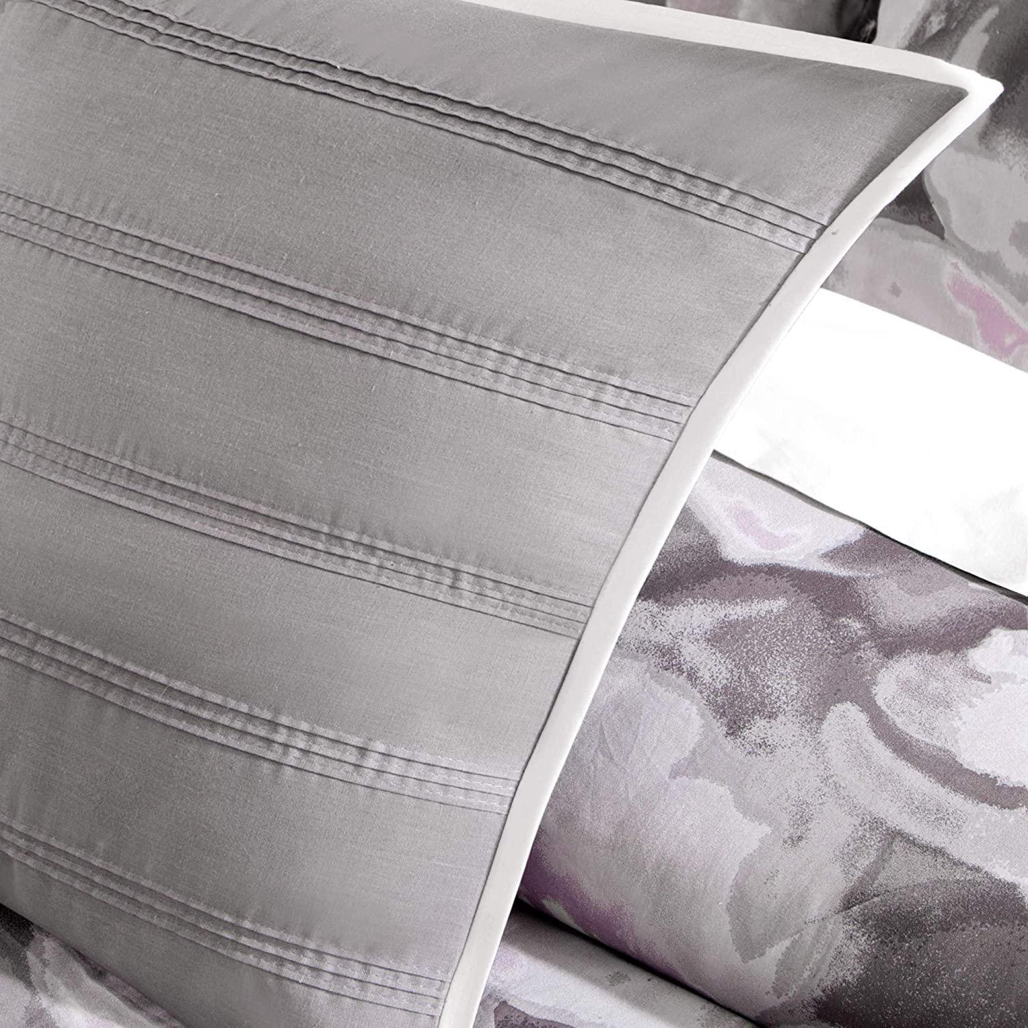 Madison Park Gray Reversible Modern & Contemporary 6 Piece Duvet Cover Set