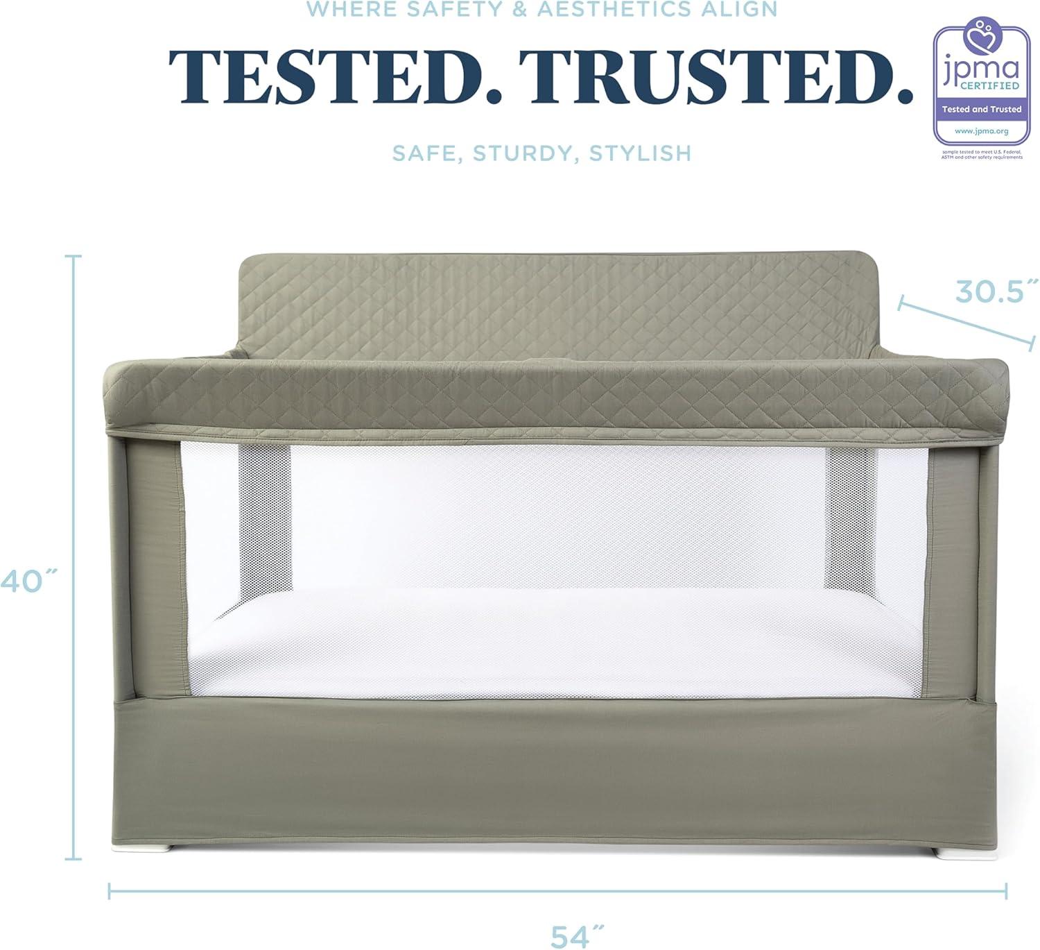 Baby Delight Lunaire Organic Crib - Sage