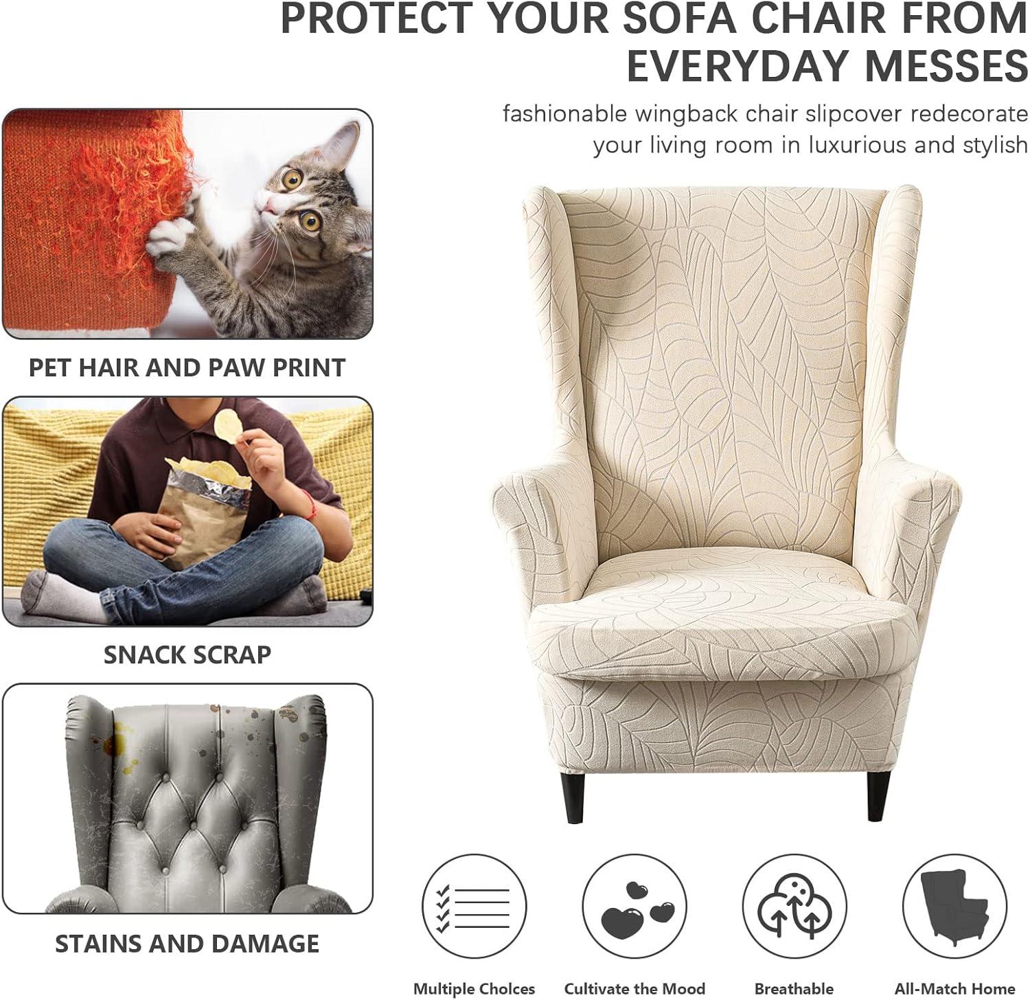 Mercer41 T-Cushion Armchair Slipcover