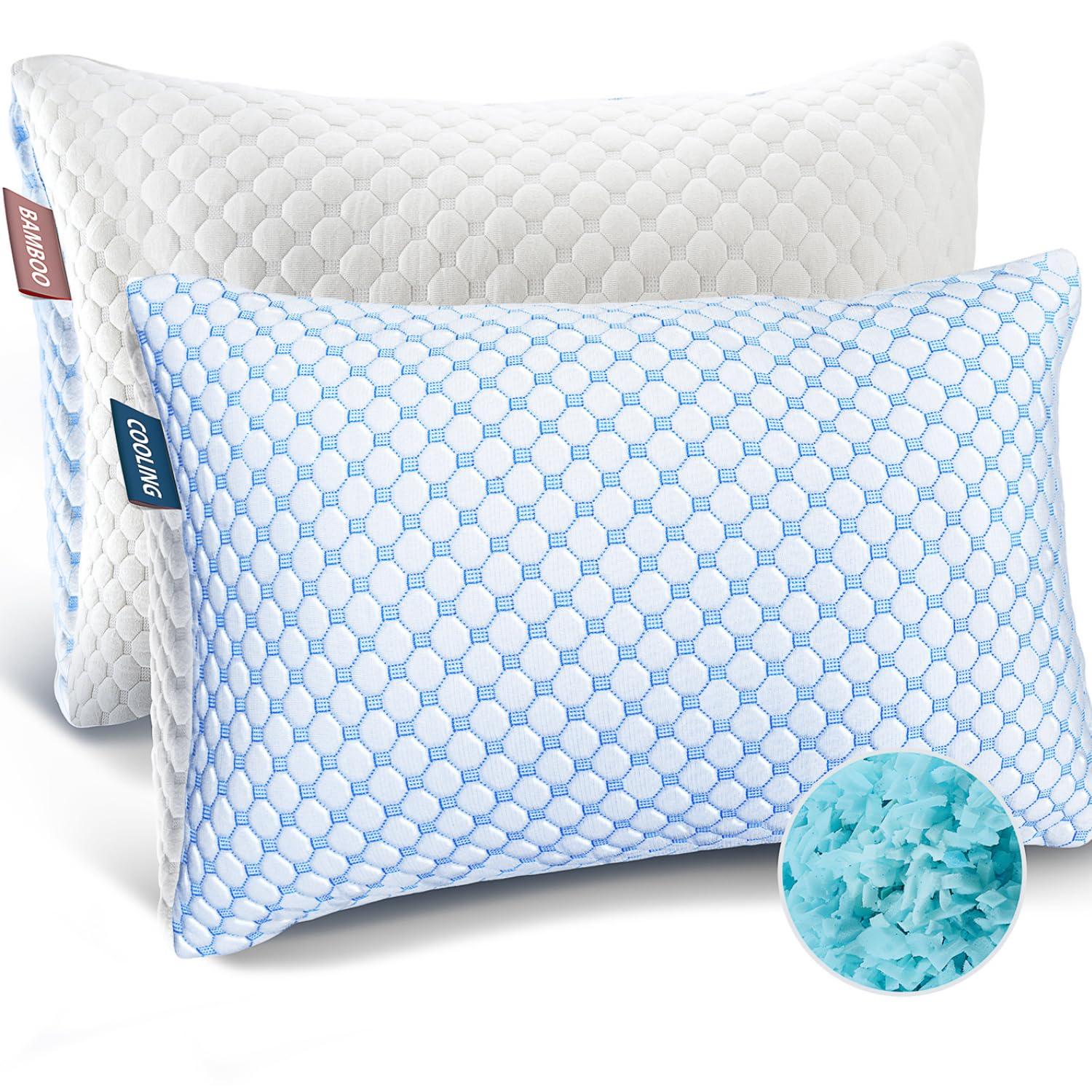 Nestl King Size Adjustable Colling Gel Pillow - 2 Pack