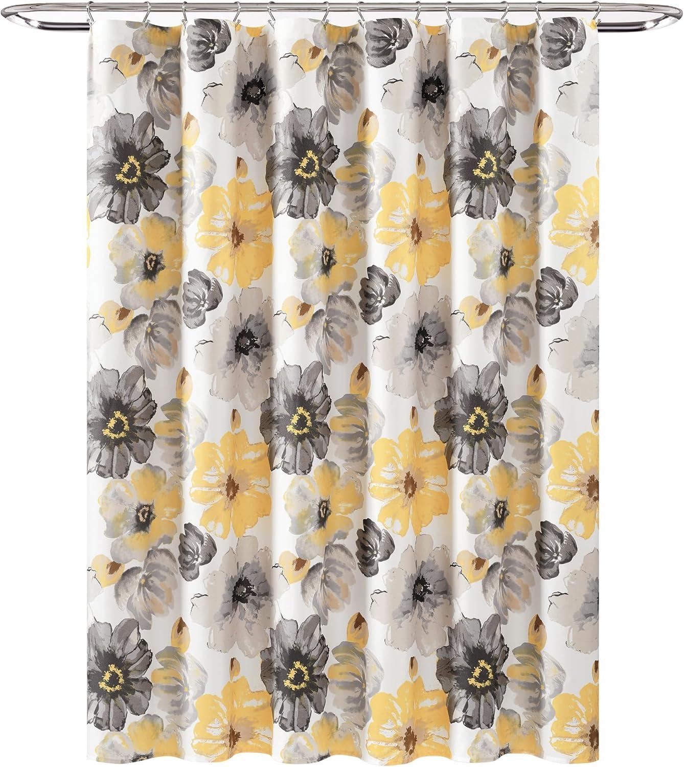 Lush Decor Floral Single Shower Curtain & Reviews | Wayfair