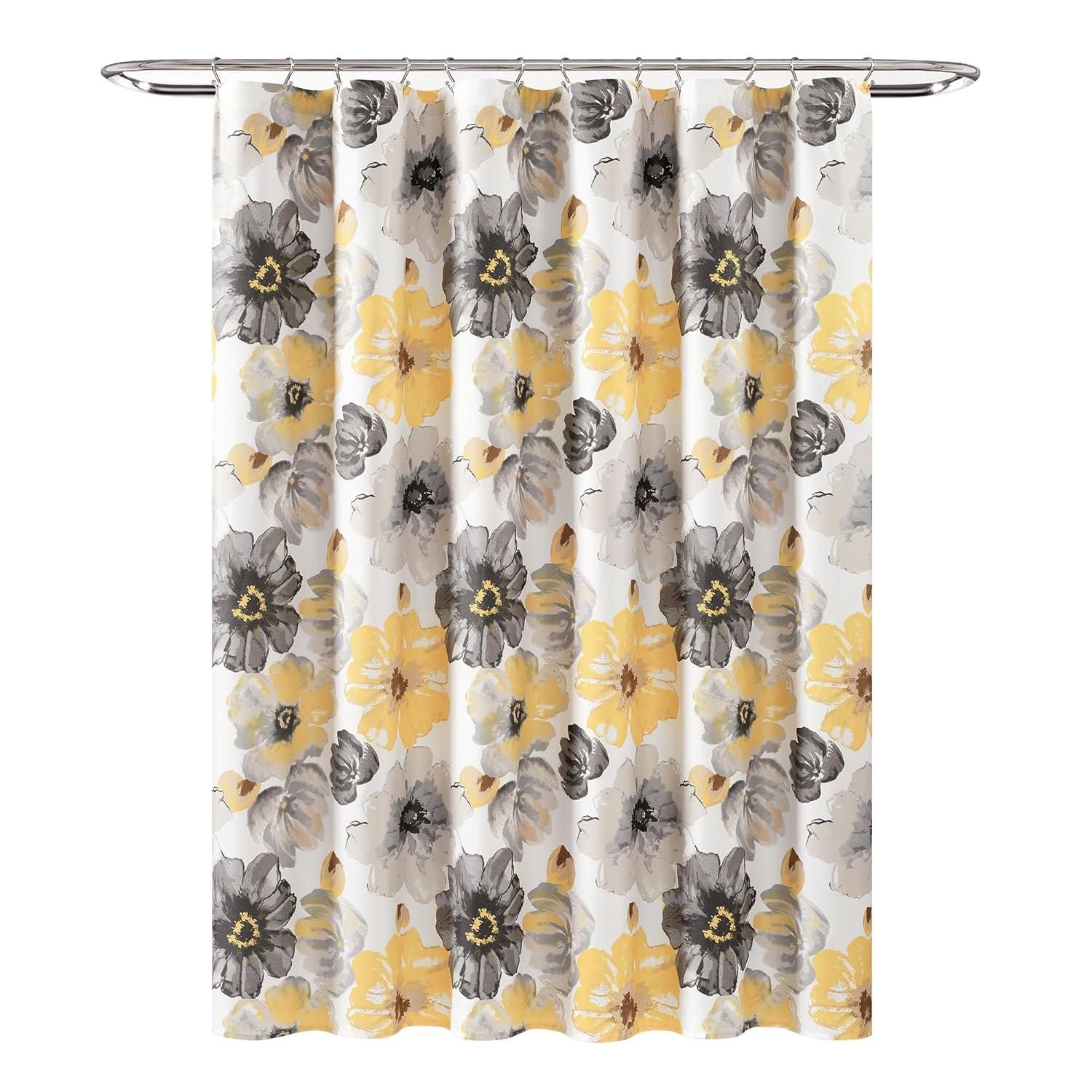 Lush Decor Floral Single Shower Curtain & Reviews | Wayfair