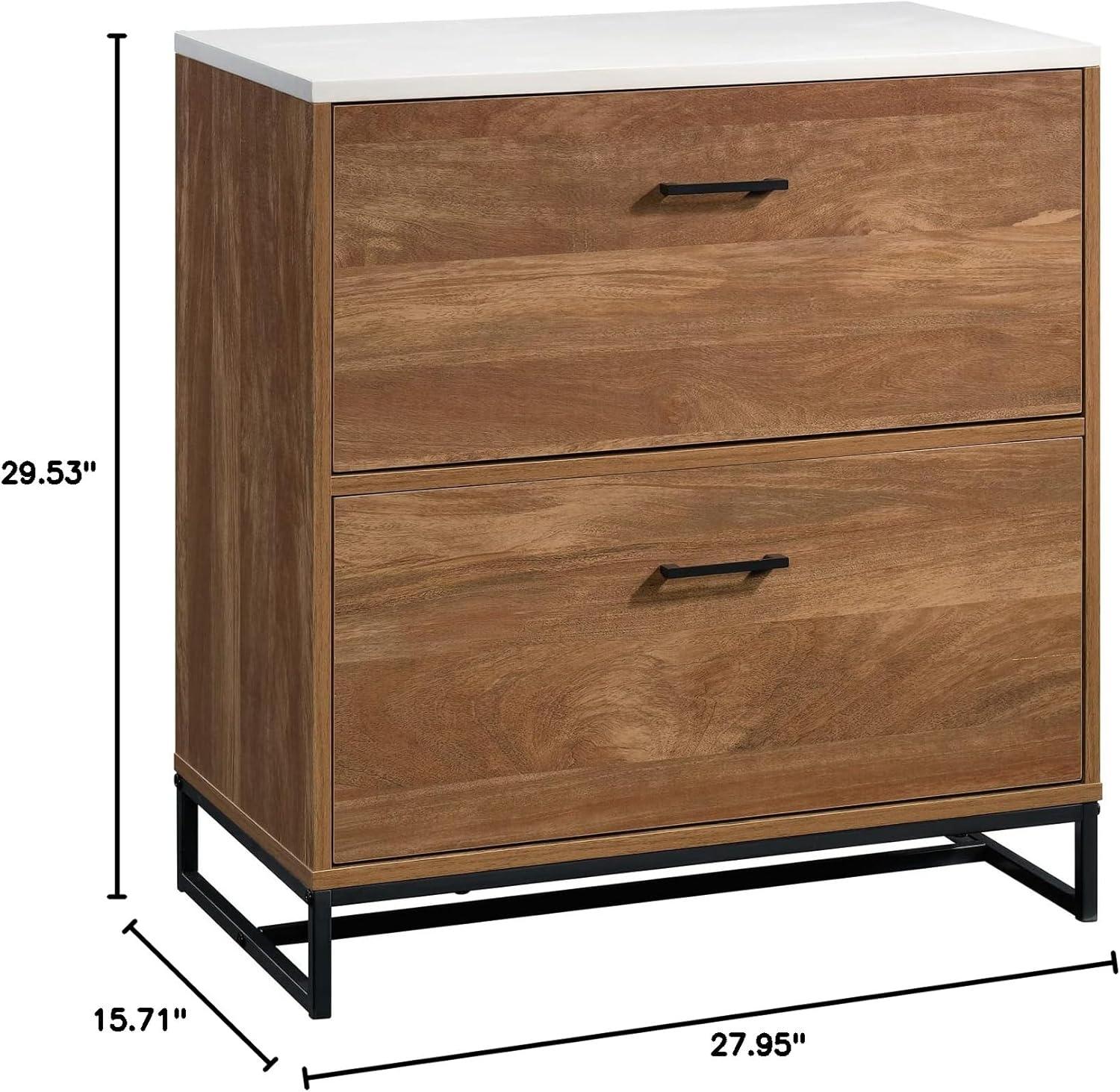 2 Drawer Tremont Row Lateral File Cabinet Sindoori Mango - Sauder: Office Storage, Safety Lock