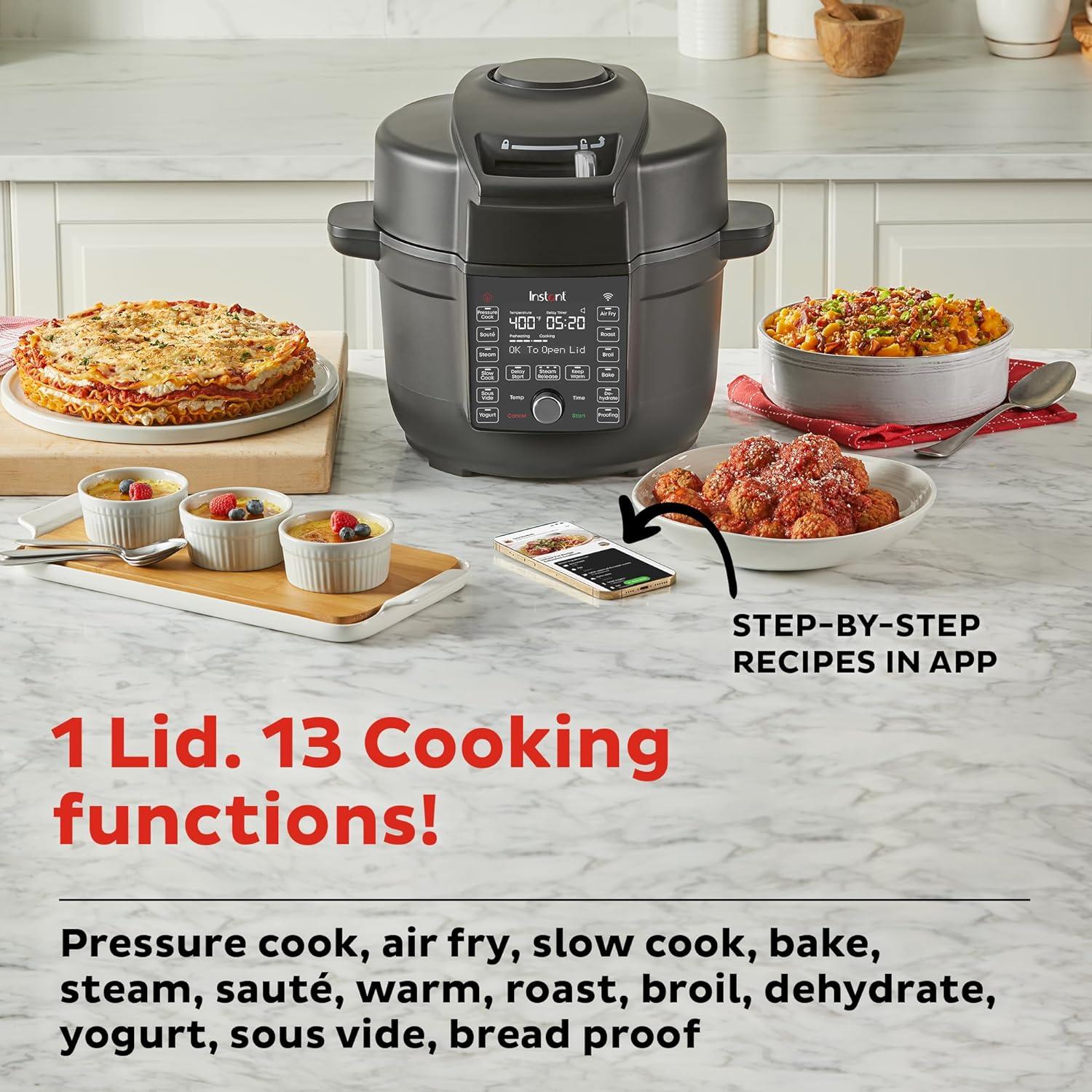 Instant Pot Duo Crisp 6.5 Qt. Air Fryer & Multi-Cooker with Ultimate Lid