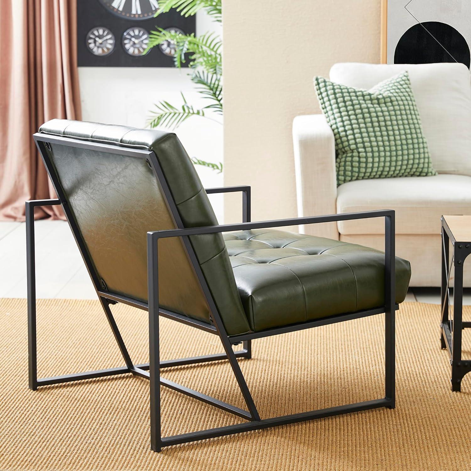 Billings Faux Leather Armchair