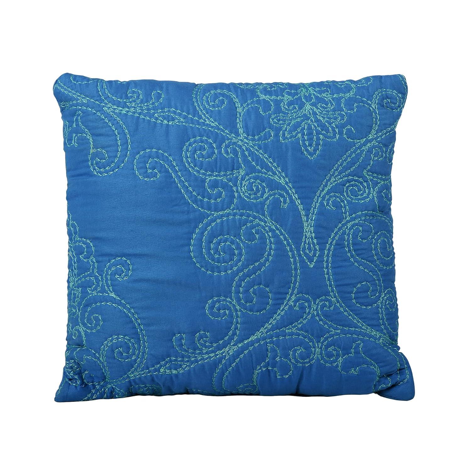 Home Soft Things 4 Piece Damask Embroidery Bedspread Set