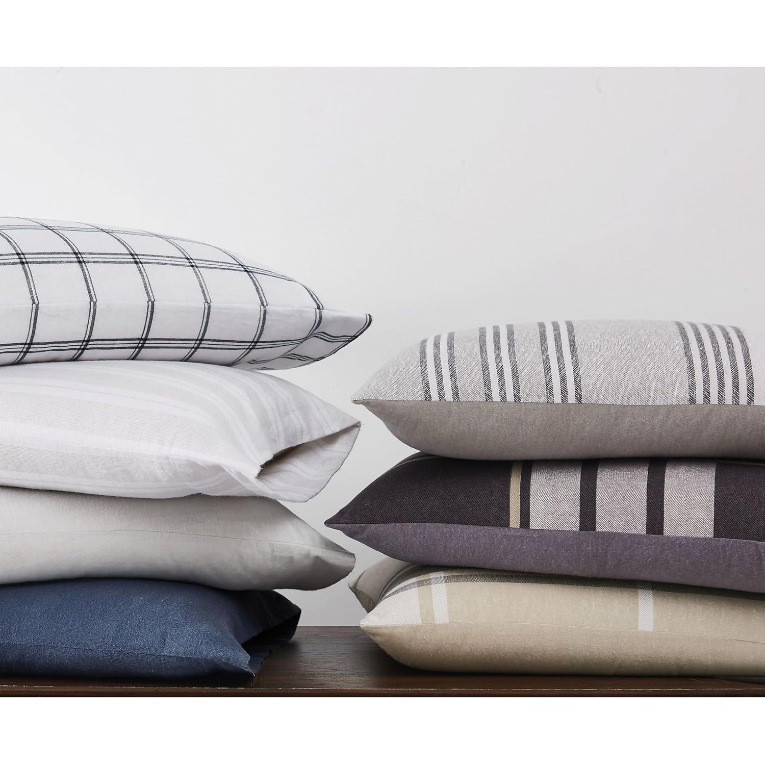 Truly Soft Kiel Stripe Flannel Flannel Striped Duvet Cover Set