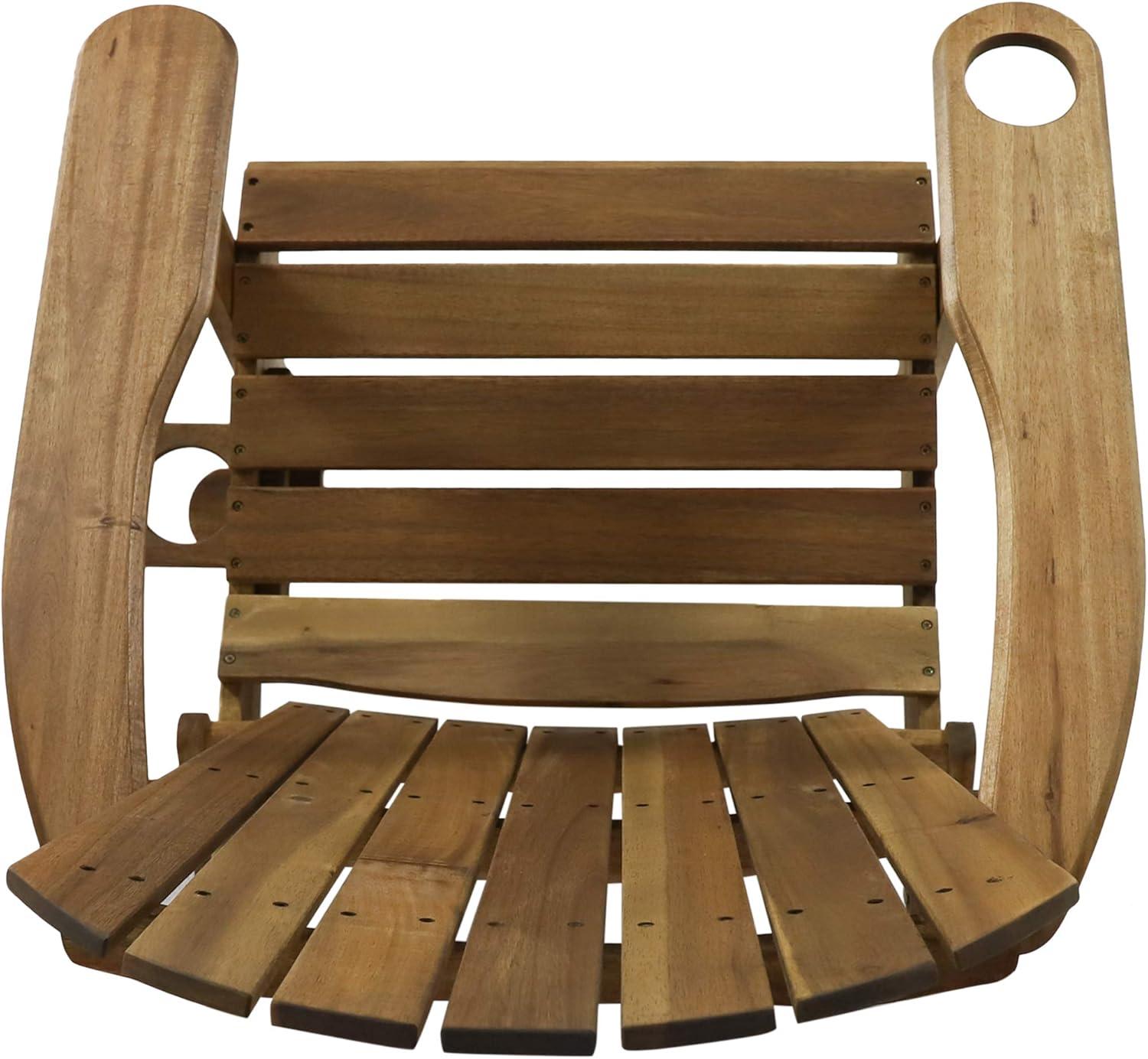 Highland Dunes Mccombs Solid Wood Folding Adirondack Chair (Set of 2)