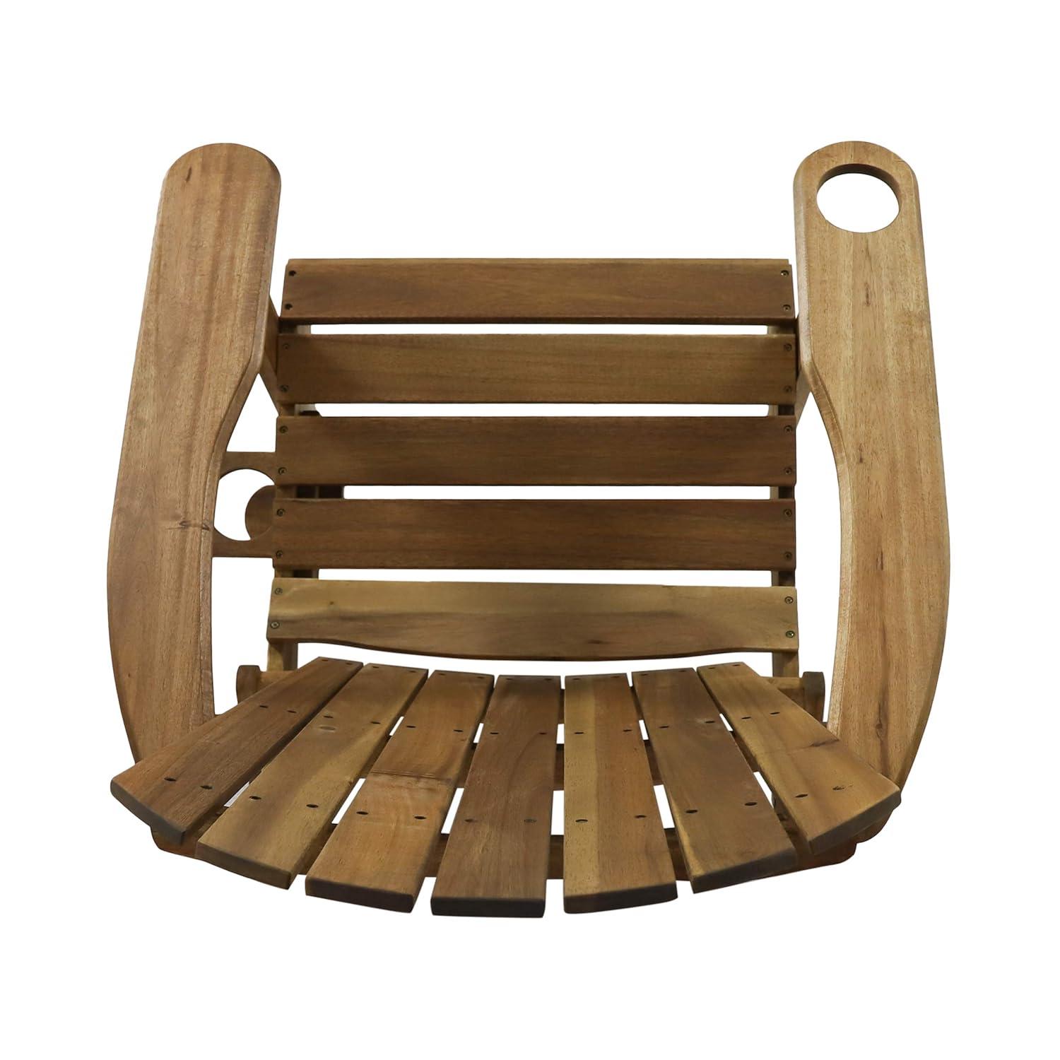 Highland Dunes Mccombs Solid Wood Folding Adirondack Chair (Set of 2)