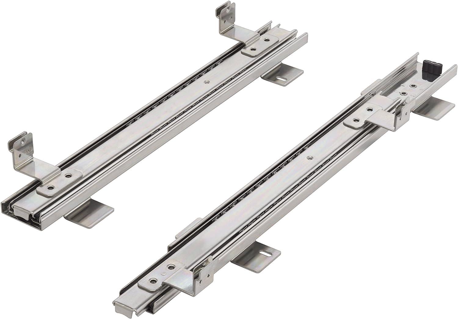 Trinity TRINITY 11.5 in. W x 6.25 in. H x 17.75 in. D Chrome Steel Wire in Cabinet Sliding Drawer