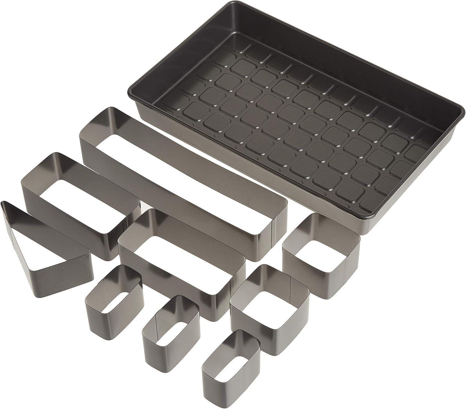 Adjustable Non-Stick Aluminum Rectangular Cake Pan Set