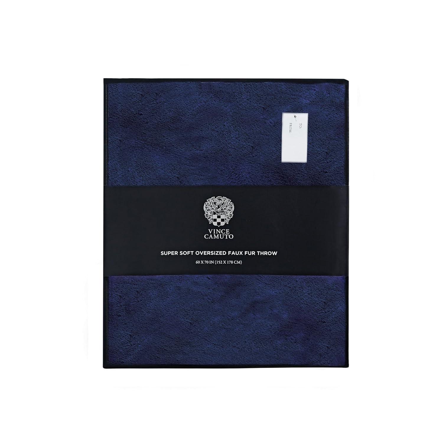 Vince Camuto Vince Camuto Faux Rabbit Fur Gift Boxed Throw