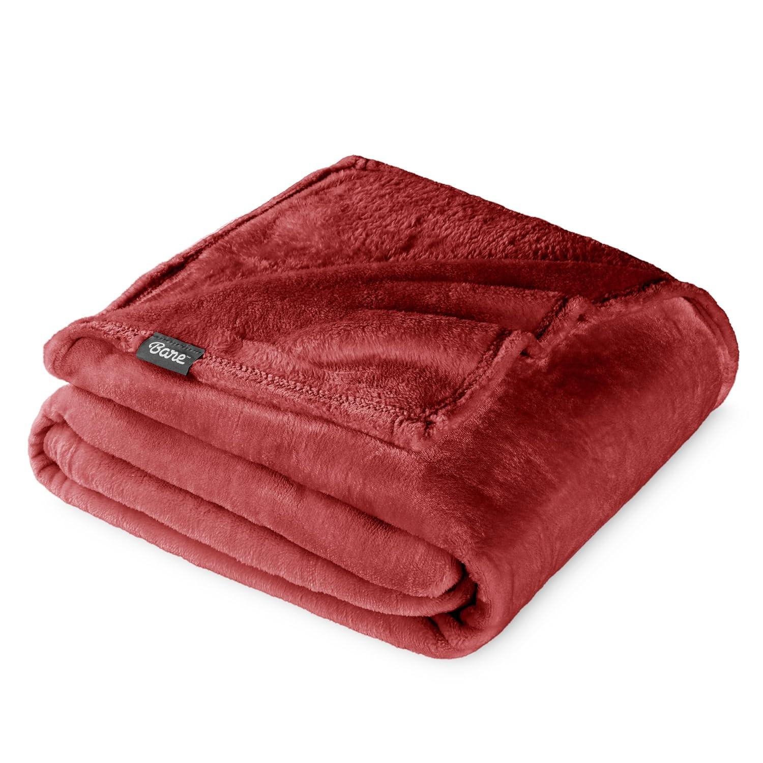 Bare Home Bare Home Microplush Fleece Blanket - Fuzzy, Warm, Bed/Throw Blanket